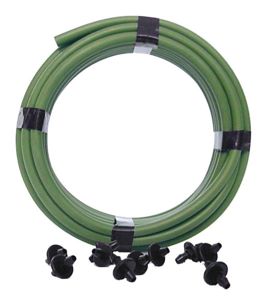 Mister Landscaper 20-ft Coil of Green 1/4-in Vinyl Tubing w/10 Couplers