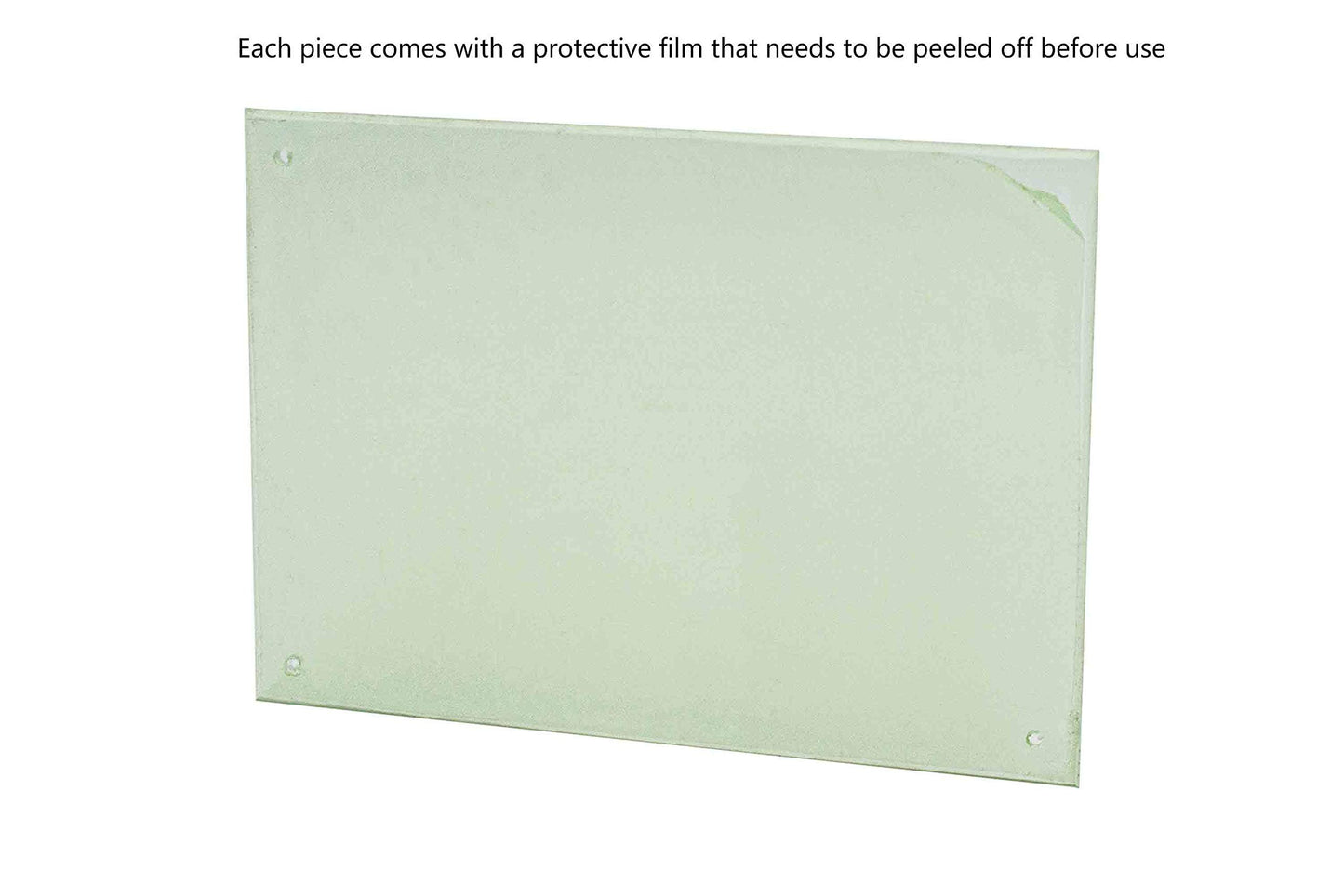 2 Pack Clear Acrylic Tile Wall Protector with Pre Drilled Holes 5" x 7" Protective Plate Business or Home Use Dirty Hand and Fingerprint Shield by Marketing Holders