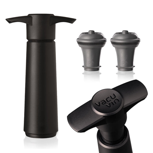 Vacu Vin Wine Saver Pump with 4 Vacuum Stoppers and PureWine Histamine/Sulfite Filter