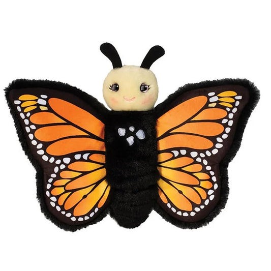 Marisol Monarch Butterfly Soft Puppet Plush Stuffed Animal Toy