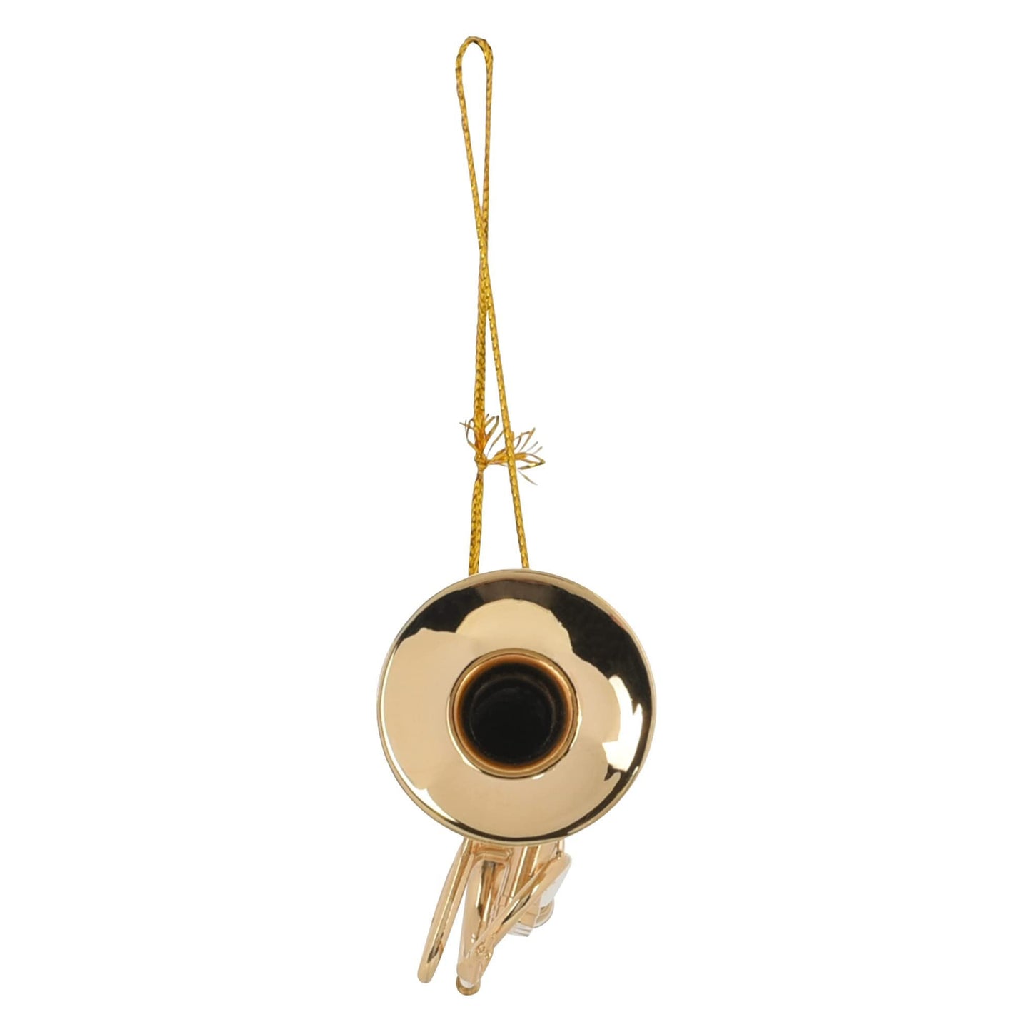 Broadway Gifts 3.3" Gold Brass Flugelhorn Ornament Decoration