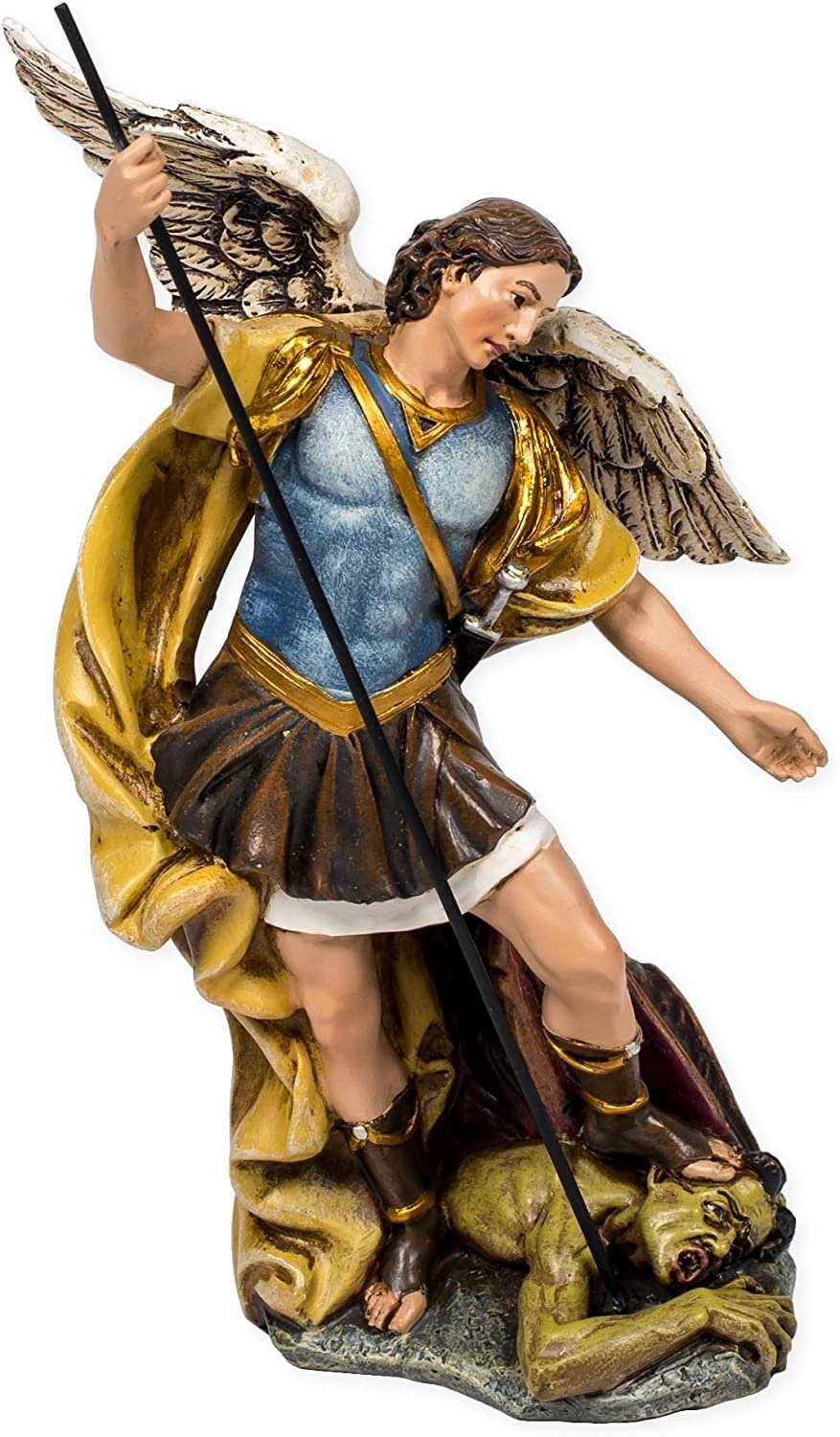 Renaissance Collection Joseph's Studio by Roman Exclusive St. Michael The Archangel Defeating Satan Figurine, 7.25-Inch