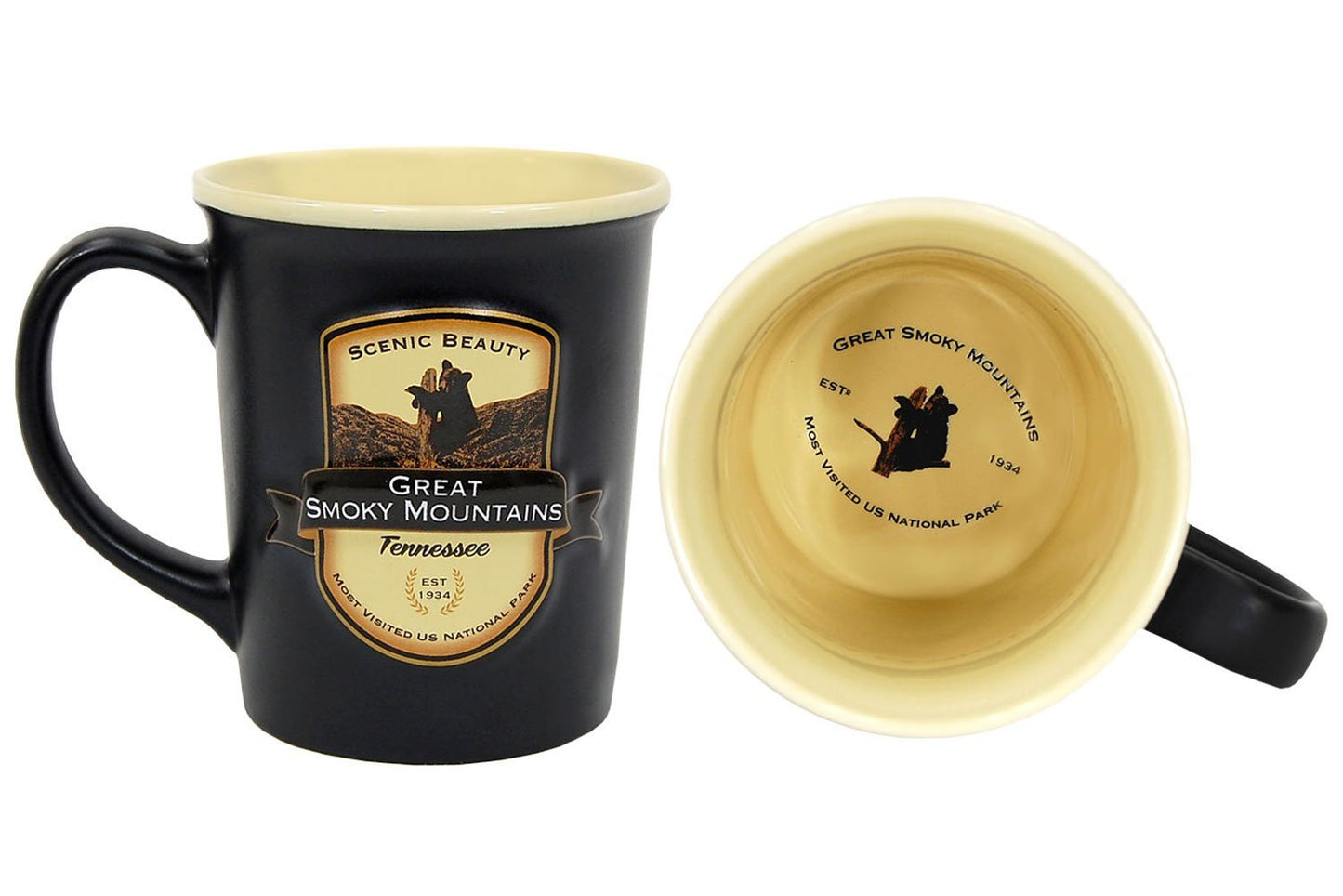 Americaware Smoky Mountains 18oz. Emblem Coffee Mug