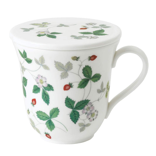 Wedgwood Wild Strawberry Lidded Mug
