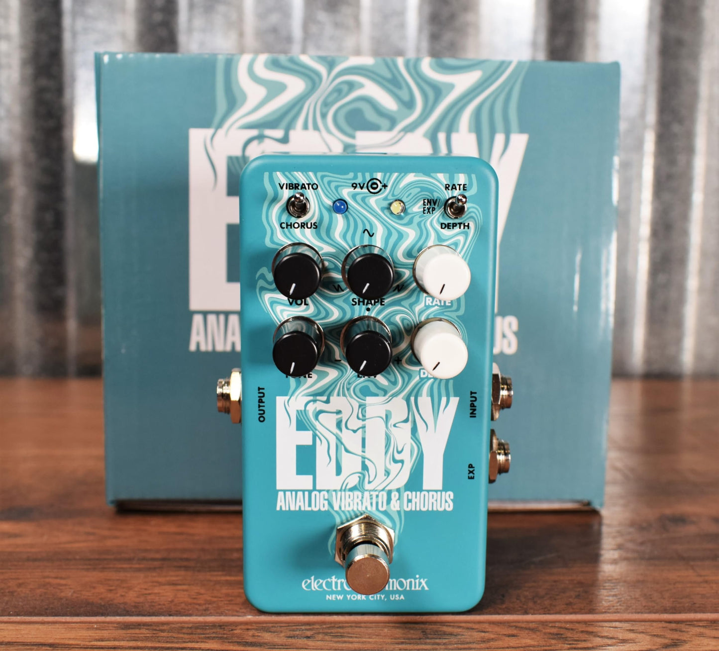 Electro-Harmonix EHX Eddy Vibrato Chorus Guitar Effect Pedal
