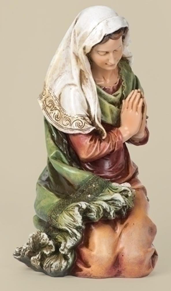 39" Scale Mary Figurine Painted Version by Roman