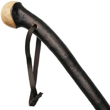 Unisex Knob Cane Polished Natural Bark Irish Blackthorn -Affordable Gift! Item #DHAR-9769500