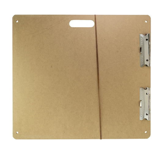 Pacific Arc Field Sketch Board, Masonite with Cutout Handle, Clip, and Strap Holes, Parent