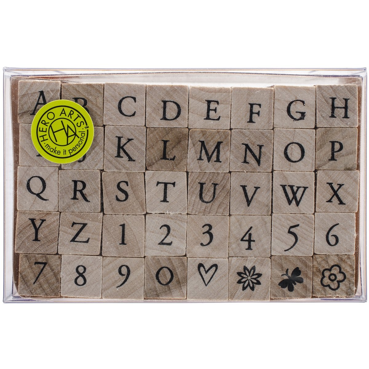 Hero Arts LP453 Wood Sets, Golden Age Large Letter Set