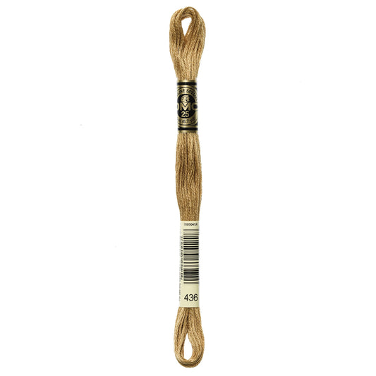 Dmc 6-Strand Embroidery Cotton 8.7yd-Tan