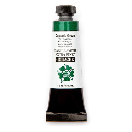 Daniel Smith Extra Fine Gouache 15ml Tubes Cascade Green 15 ml