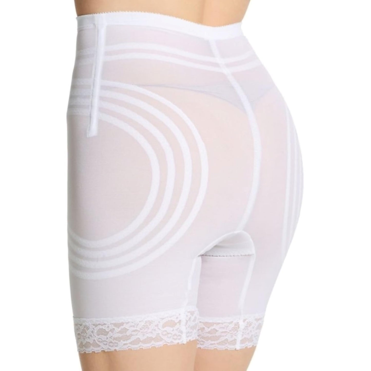6209 High Waist Thigh Shaper | Size Sm - 15X | Made in USA | Flex Fit | No Top Roll | Firm - Extra Firm Tummy-Thigh Control