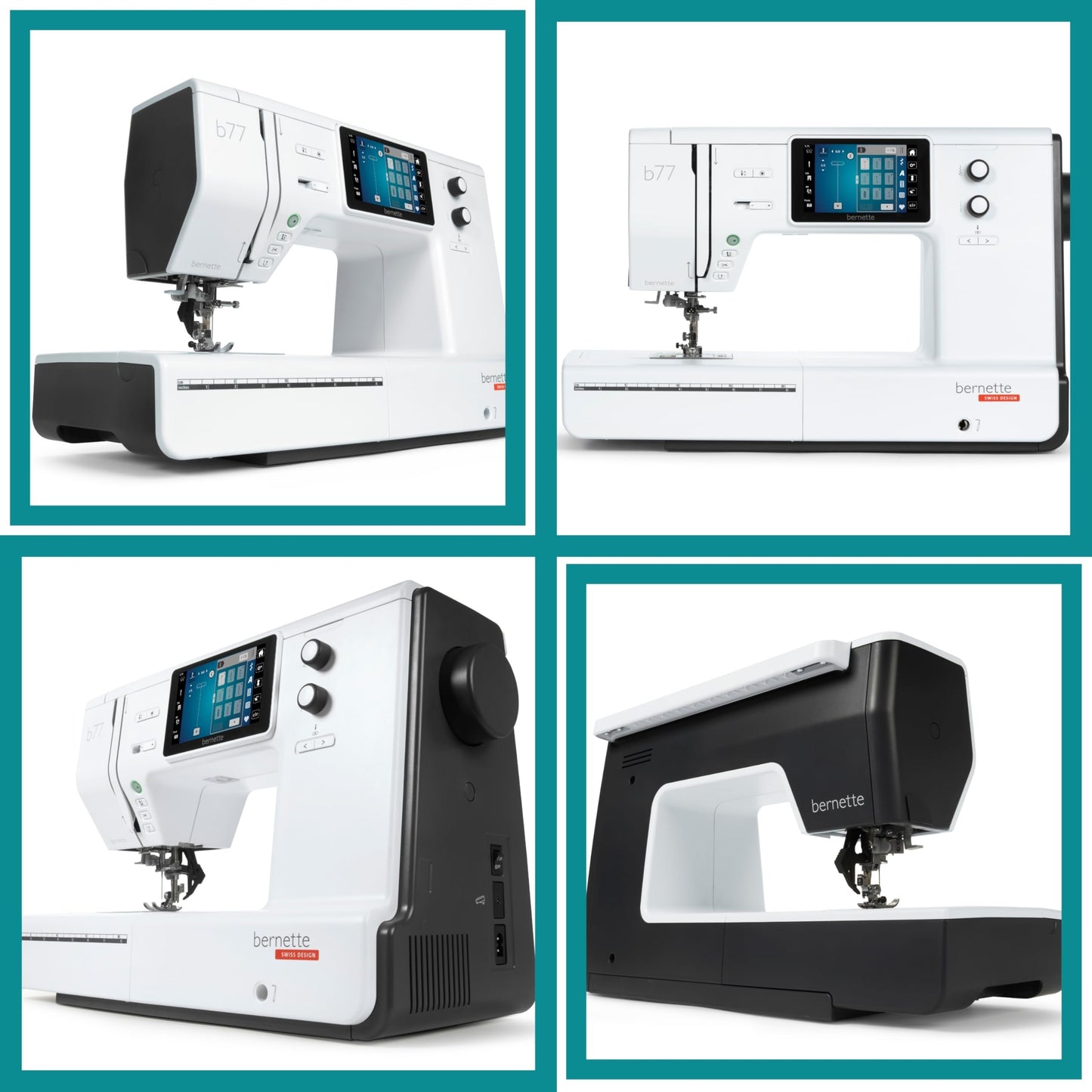 Bernette B77 with 8-Piece Feet Set Included - Versatile Machine for All Skill Levels - Effortless Stitching & Quality Craftsmanship Unleashes Creative Possibilities | Redefine Your Sewing Experience