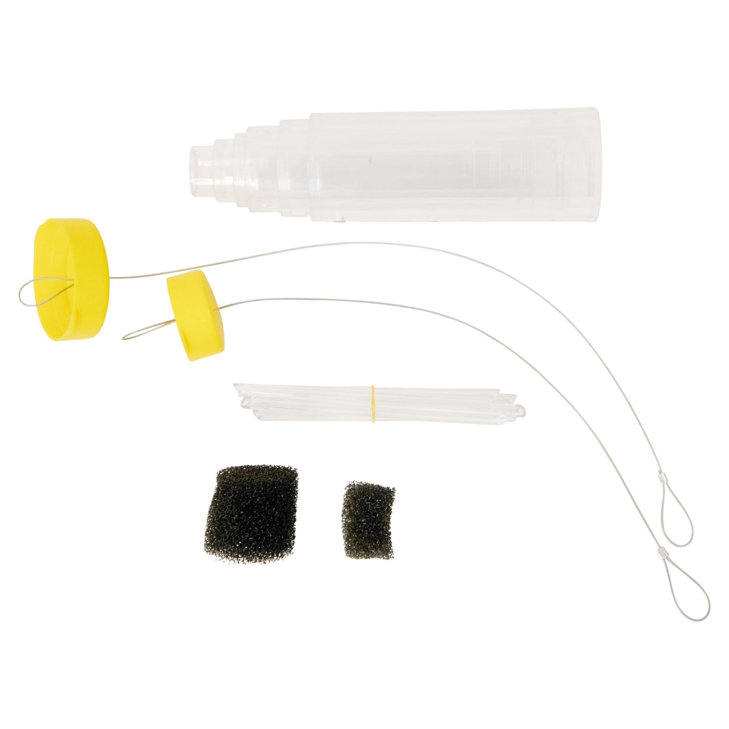 S&K Tornado Clear Collapsible Finch Feeders, Pack of 2