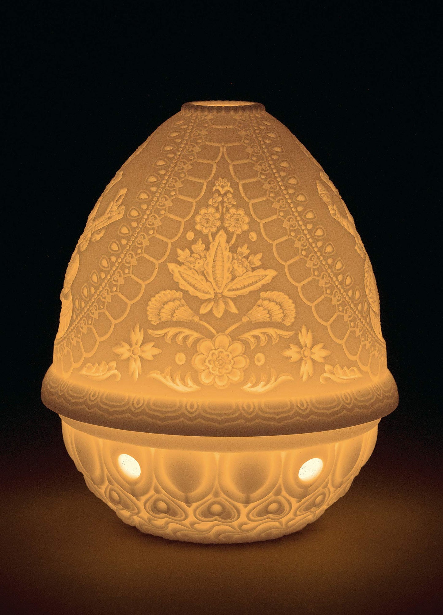 LLADRÓ Veena Ganesha Lithophane. Porcelain Litophane.