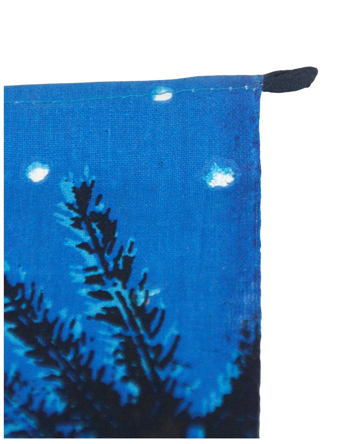 Sunshine Joy 3D Glow in the Dark Full Moon Wolf Tapestry Wall Art Amazing 3-D Effects - Huge 60x90 Inches