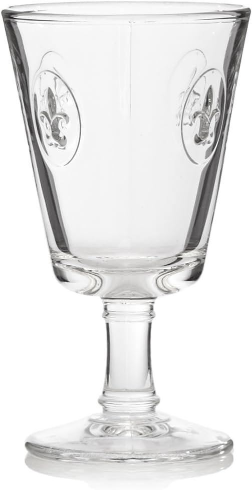 La Rochere Set Of 6, 8.5-ounce Fleur De Lys Stemmed Glasses