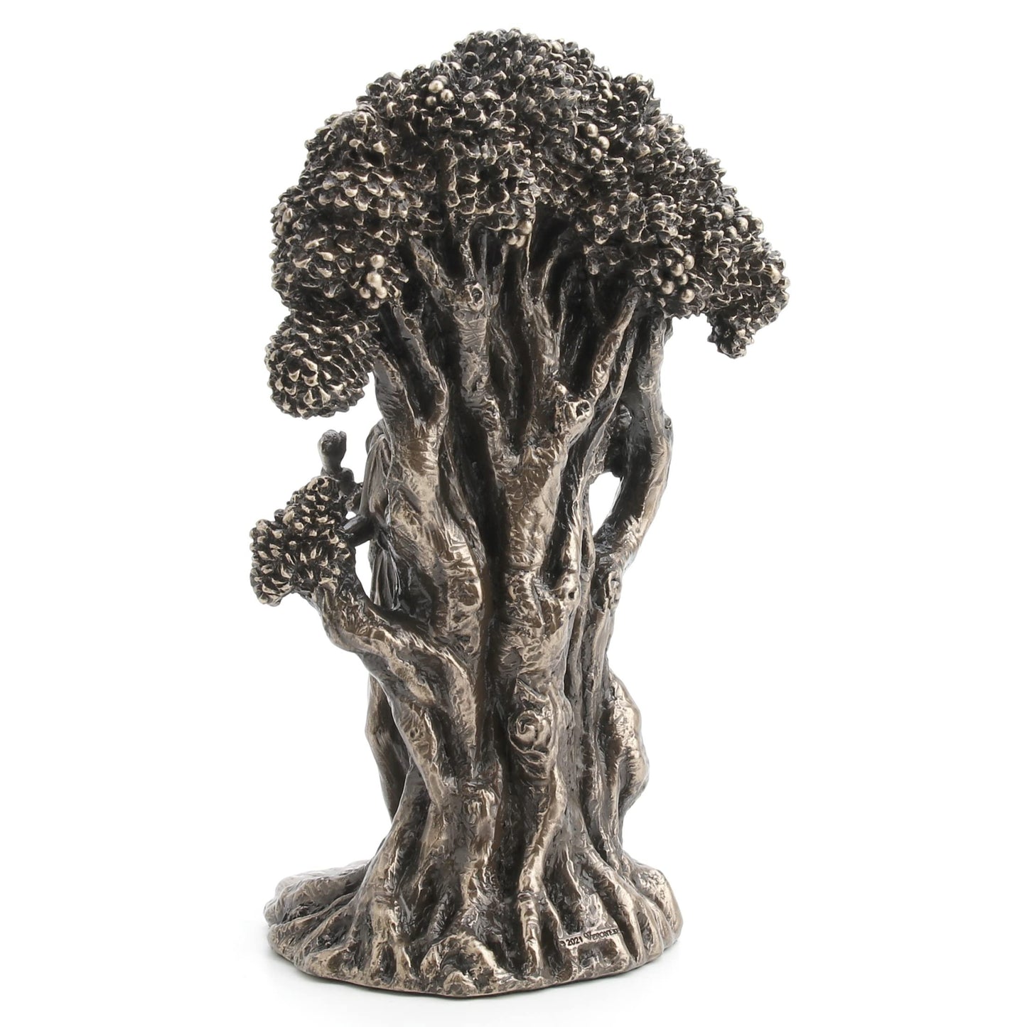 Veronese Design 7 1/4" Triple Moon Goddess Hecate Resin Statue Antique Bronze Finish