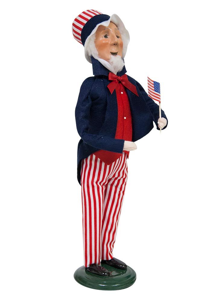 Byers' Choice Uncle Sam Caroler Figurine #ZSS09 from The Historical Collection