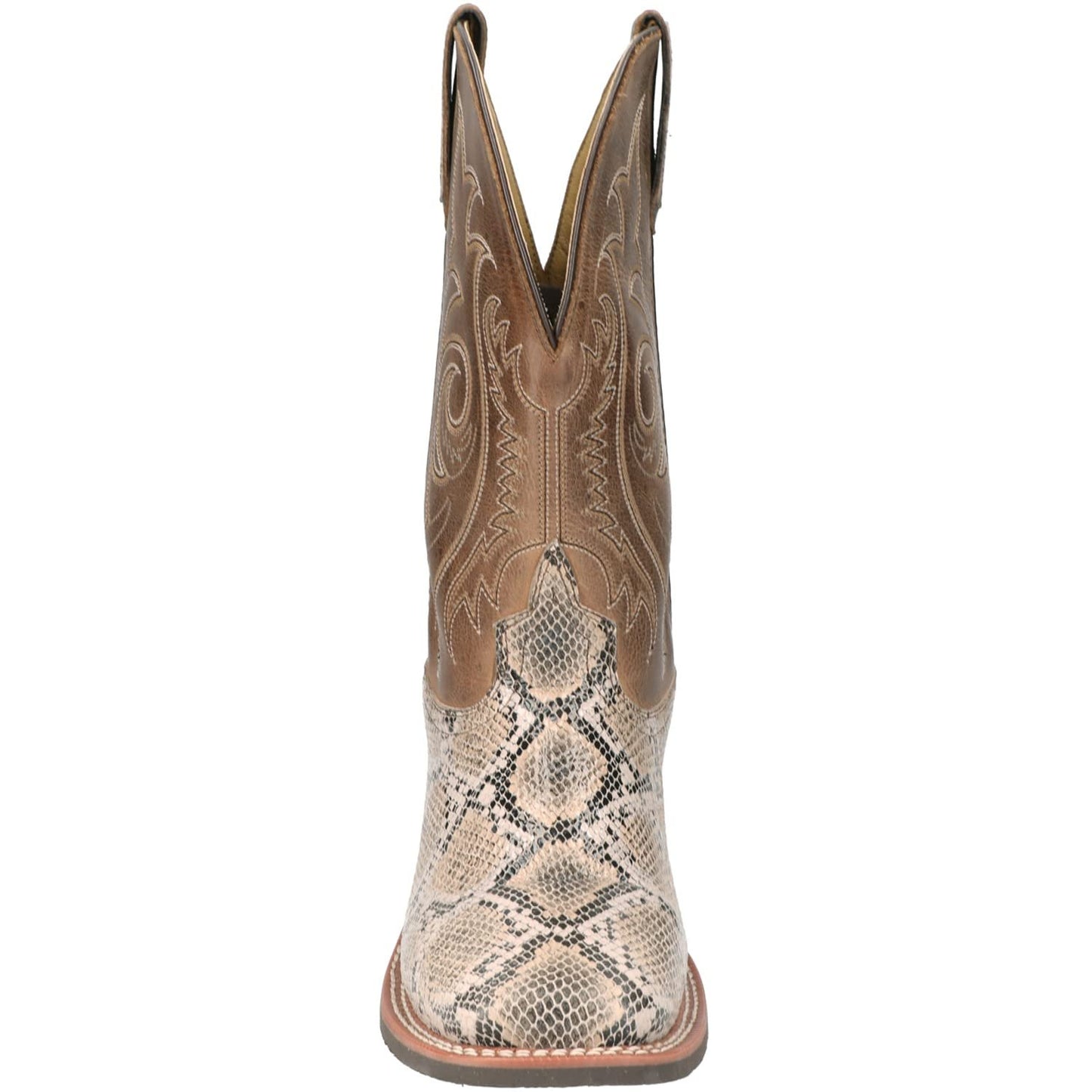 Smoky Mountain Boots | Diamond Back Series | Men’s Western Boot | Square Toe | Genuine Leather | Rubber Sole & Block Heel | Leather Upper & Man-Made Lining