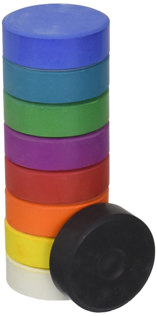 Jack Richeson Tempera Watercolor Cakes Refill Pack (Set of 9), Large