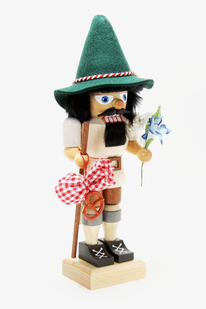 German Christmas Nutcracker Bavarian Hiker - 28,5cm / 11 inch - Christian Ulbricht