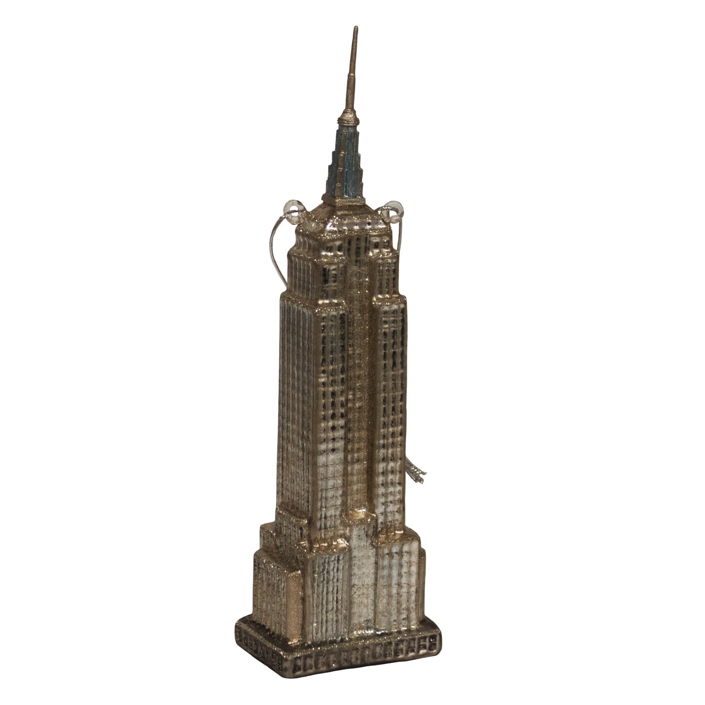 Kurt Adler Noble Gems Empire Skyscraper Ornament, 6.5-Inch