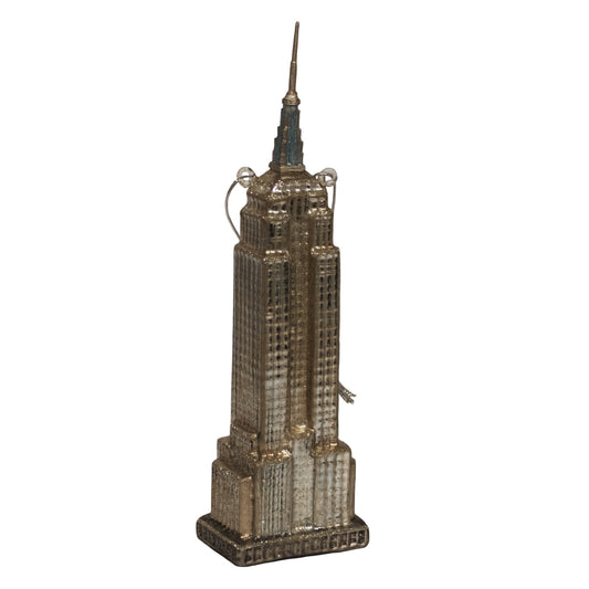 Kurt Adler Noble Gems Empire Skyscraper Ornament, 6.5-Inch