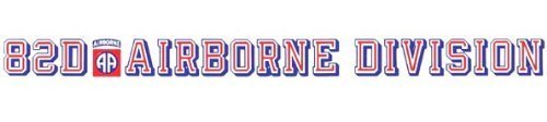 82nd Airborne Division 24 inch Window Strip Army Outside Decal