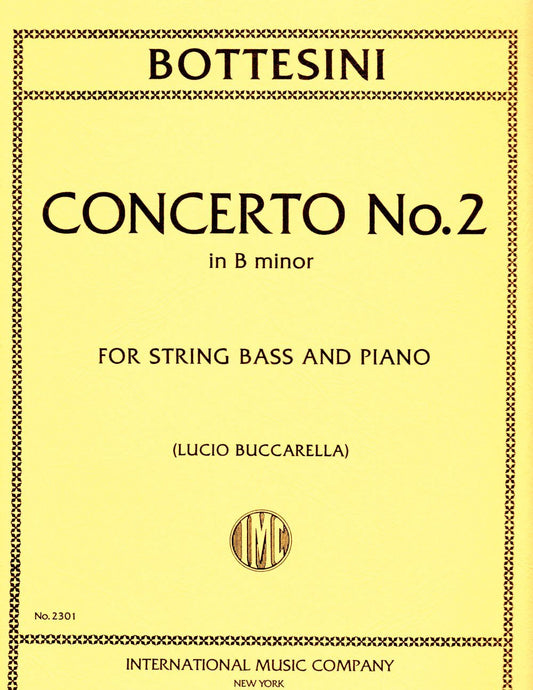 Concerto No. 2 in B minor for String Bass (IMC2301)