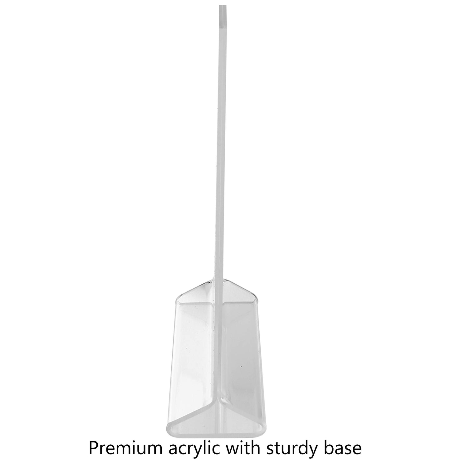 Marketing Holders Sign Holder 11" x 17" Top Load Clear Acrylic Double Sided Counter Poster Display for Policies and Notices in Lobbies Stores Hotels Doctors Offices