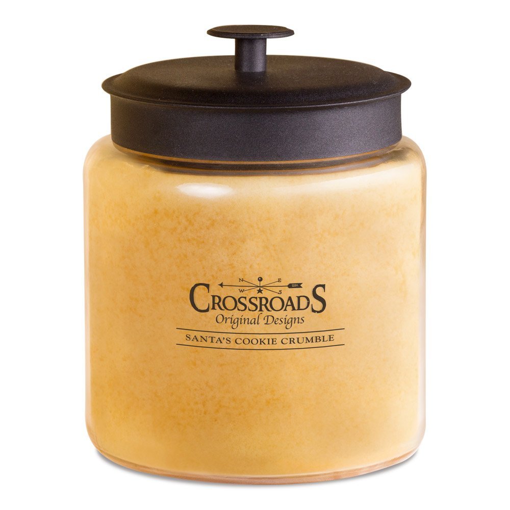 Crossroads Santa's Cookie Crumble Scented 4-Wick Candle, 96 Ounce