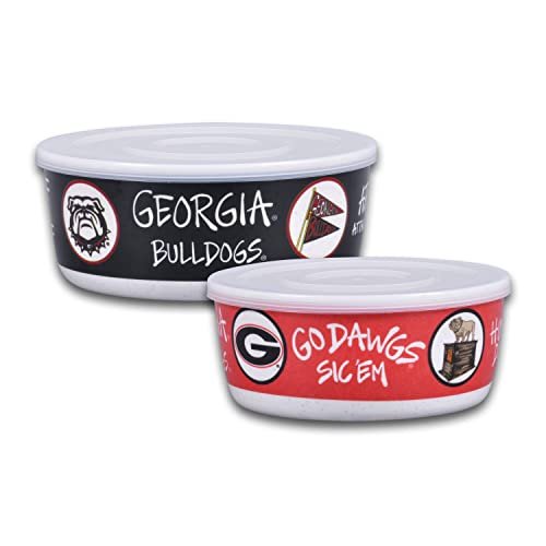 Magnolia Lane 20168 University of Georgia Melamine Con, Set of 2