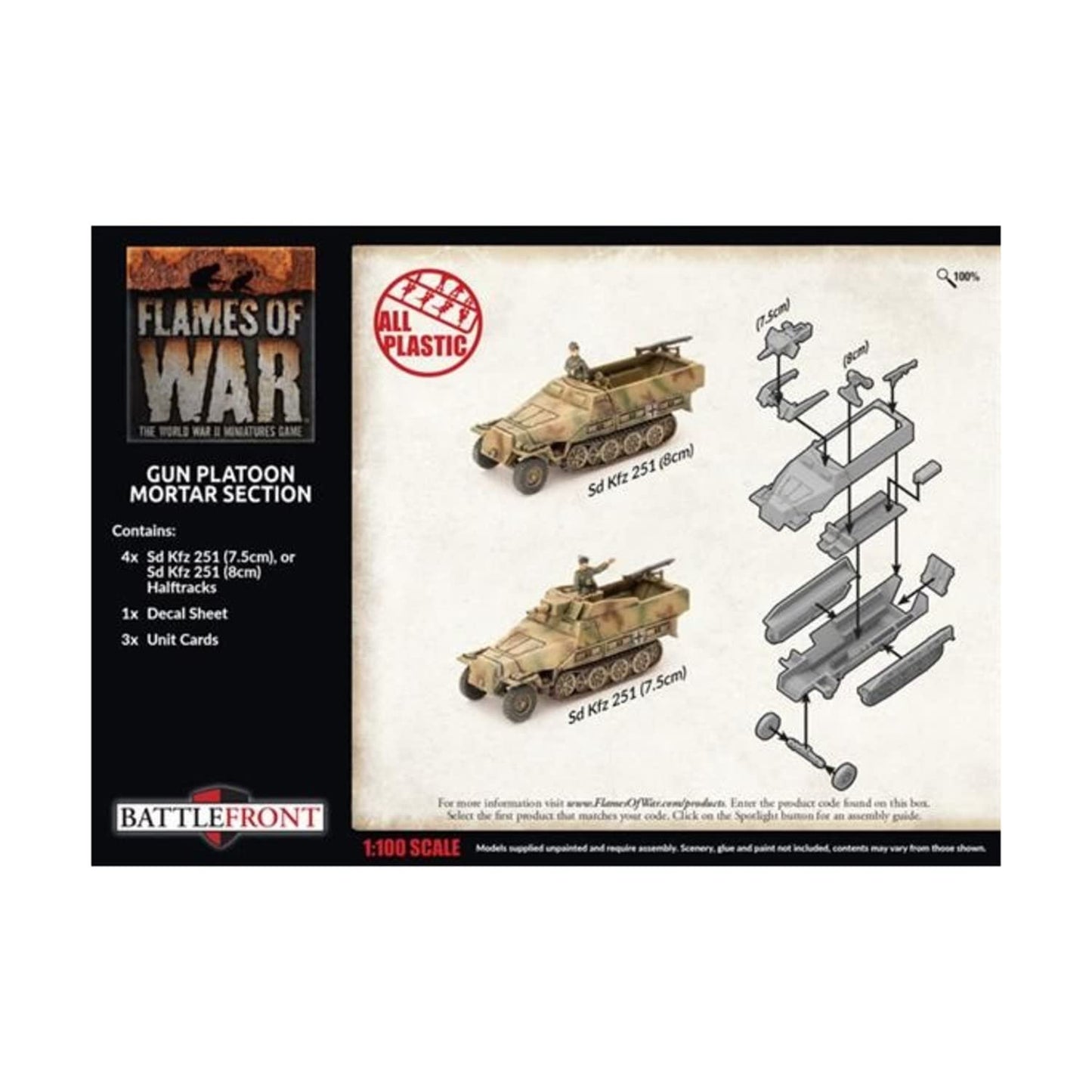 Flames of War: German Gun Platoon or Mortar Section (Late-War)