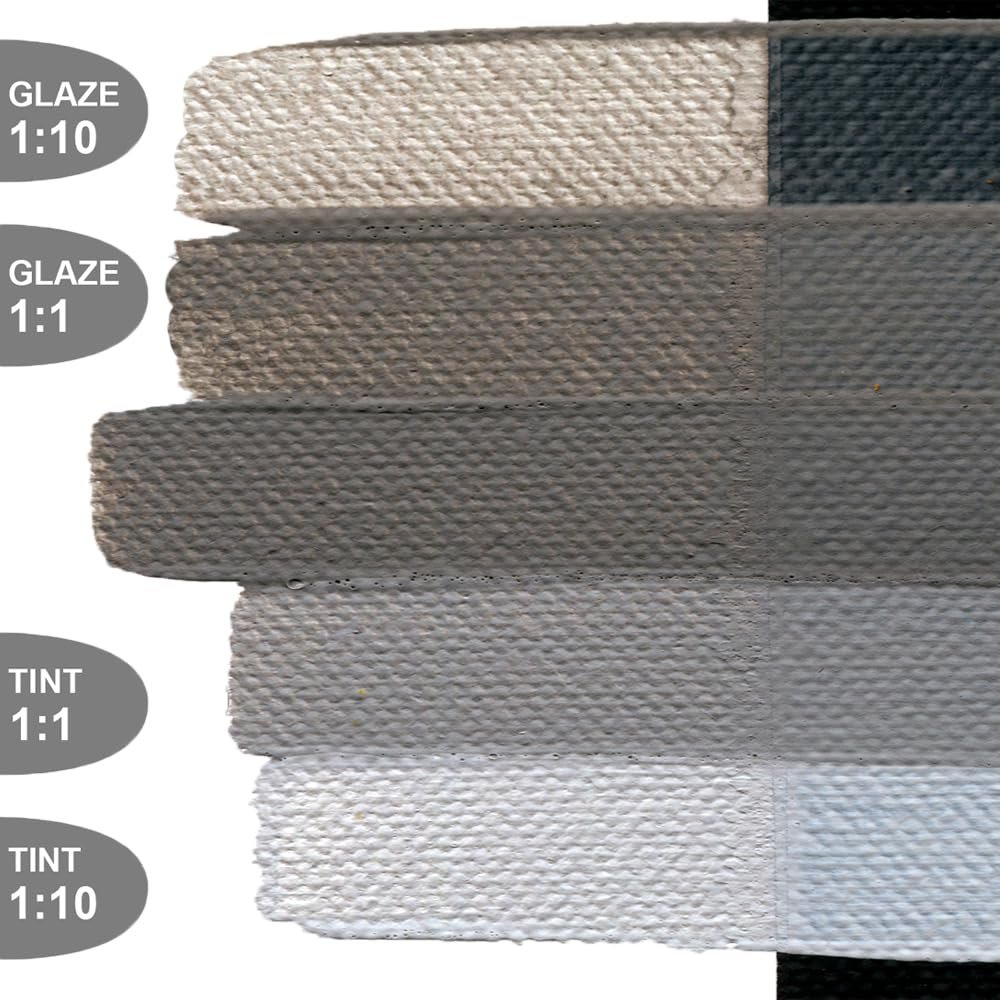 SoFlat Matte Acrylics by GOLDEN, N5 Neutral Gray, 4 fl. oz. Jar, Professional Acrylic Paint, Opaque