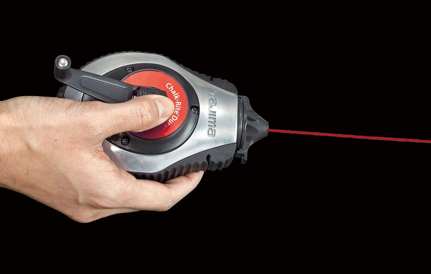Tajima CR401S Chalk-Rite Dura Reel and Premium Braided Line with Fast-Rewind System, 1 mm x 30 m