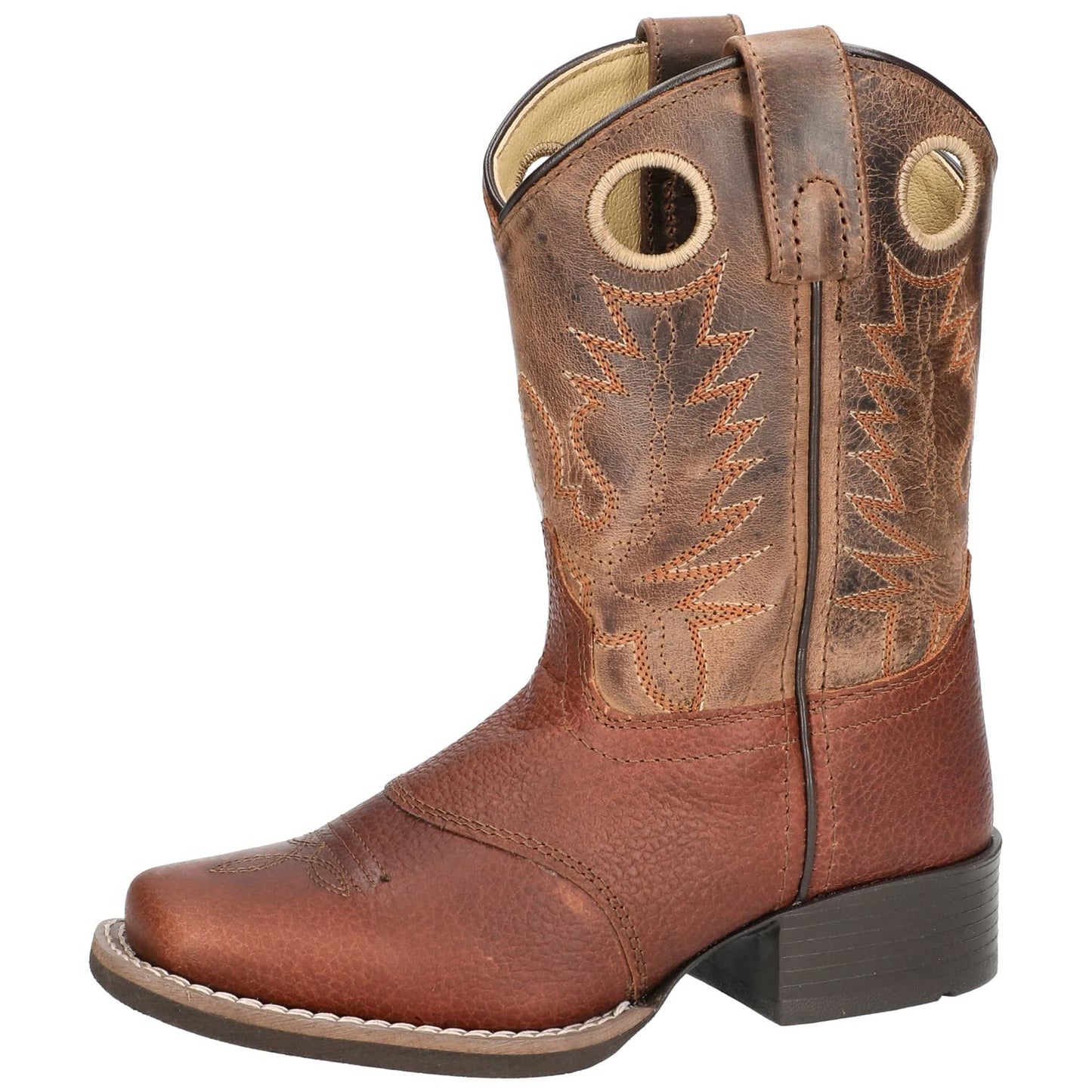 Smoky+Mountain+Youth+Luke+Square+Toe+Western+Cowboy+Boots+Brown%2c+5M