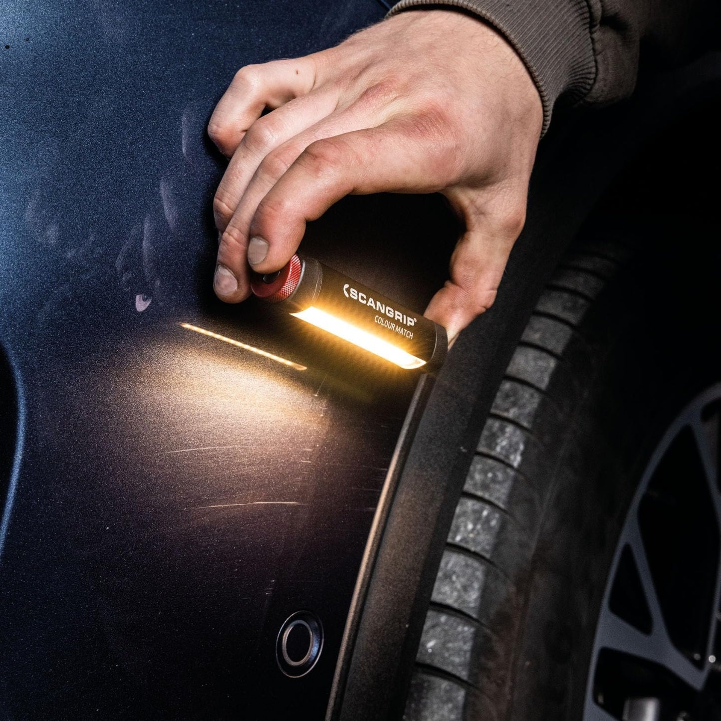 SCANGRIP UNIMATCH, Multifunctional LED Headlamp and Penlight in one with Stepless CCT for Adjustable Color Temperature, Rechargeable, Compact, Spotlight