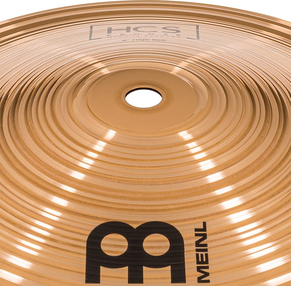 Meinl Cymbals 8” Bell, High Pitch – HCS Traditional Finish Bronze for Drum Set, Made in Germany, 2-Year Warranty, (HCSB8BH)