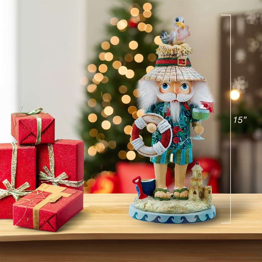 Kurt Adler 15-inch Hollywood Nutcrackers™ Beach Nutcracker