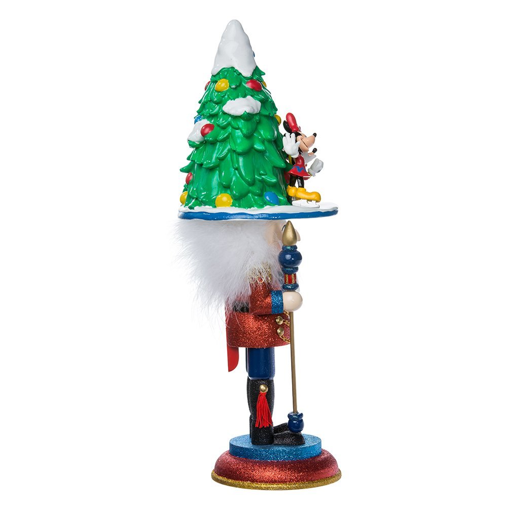 Kurt Adler 16.25" Hollywood Mickey and Minnie Ice Skating Nutcracker