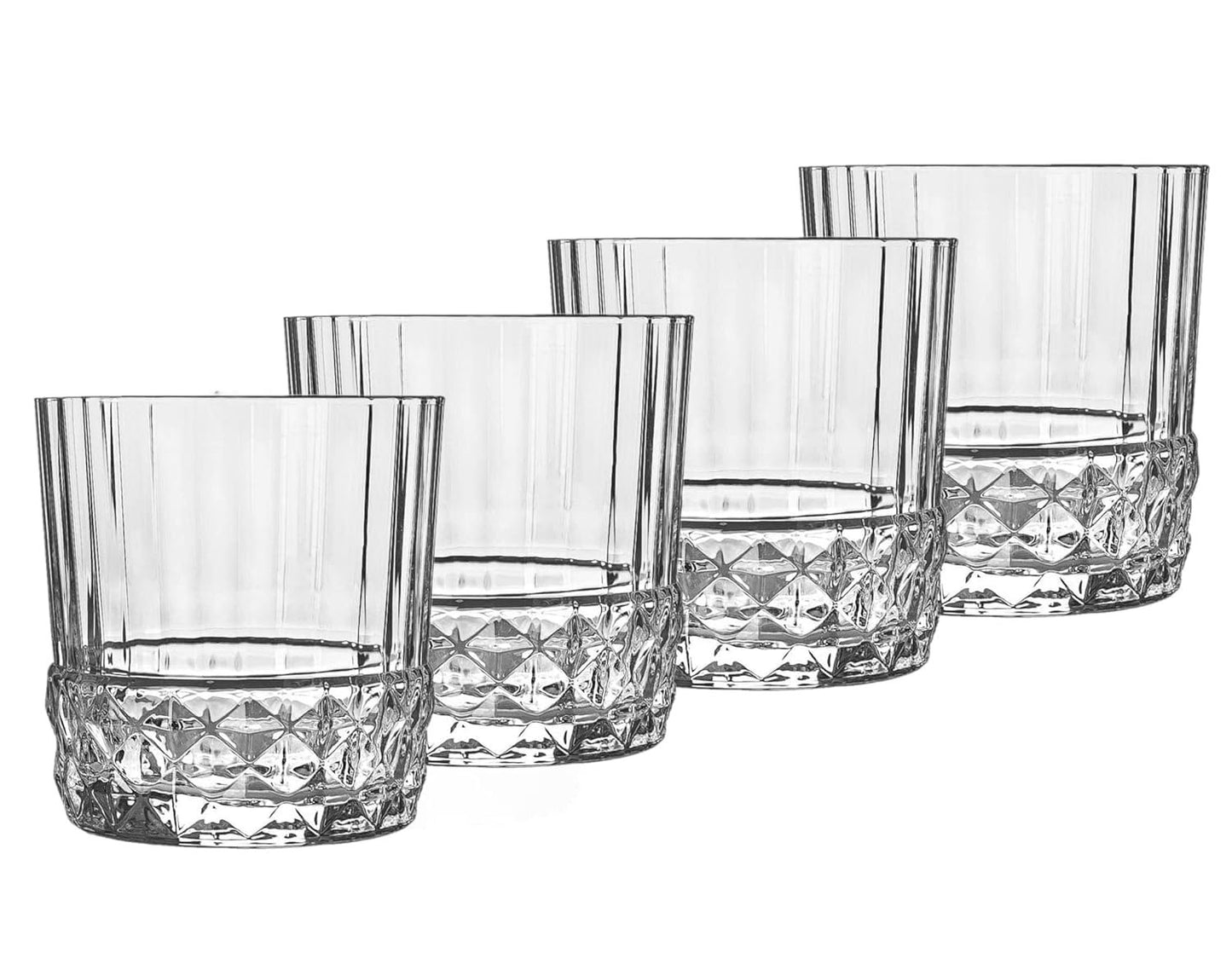 Bormioli Rocco America '20s 4.75 oz. Nick & Nora Martini Glasses, Clear, Set of 4