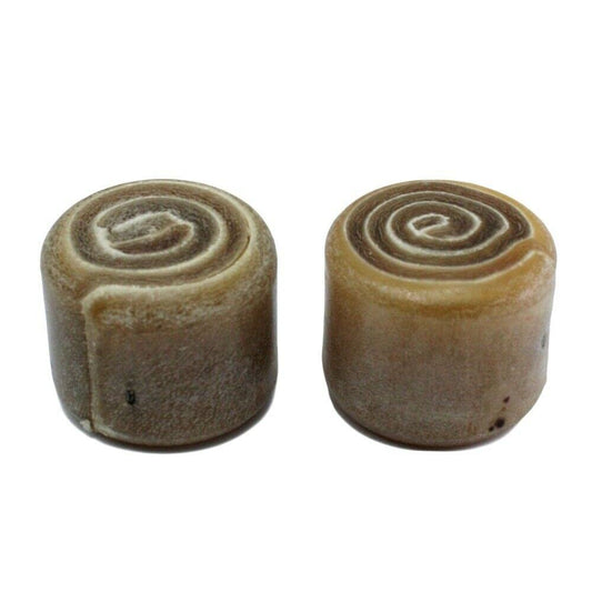 C.S. Osborne Rawhide Split Head Hammer Replacement Faces #395F-2R, Size 2