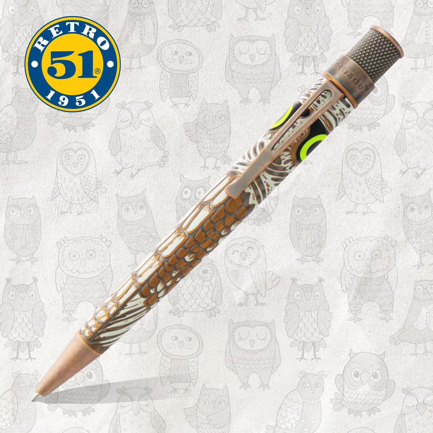 Retro 51 Tornado™ Rescue - Owl Rescue Ballpoint Pen