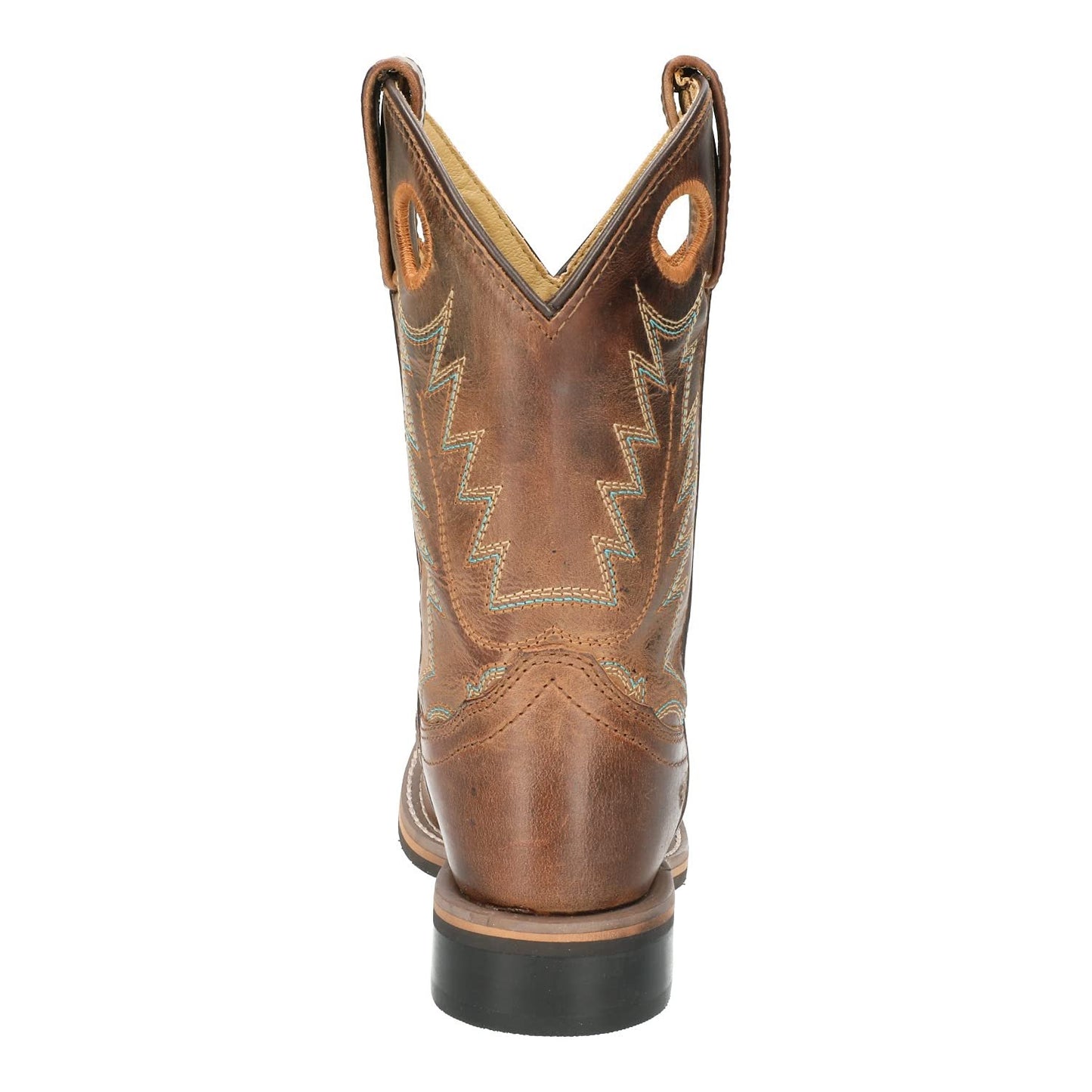 Smoky Mountain Boys Brown Distressed Jesse Square Toe Western Cowboy Boot