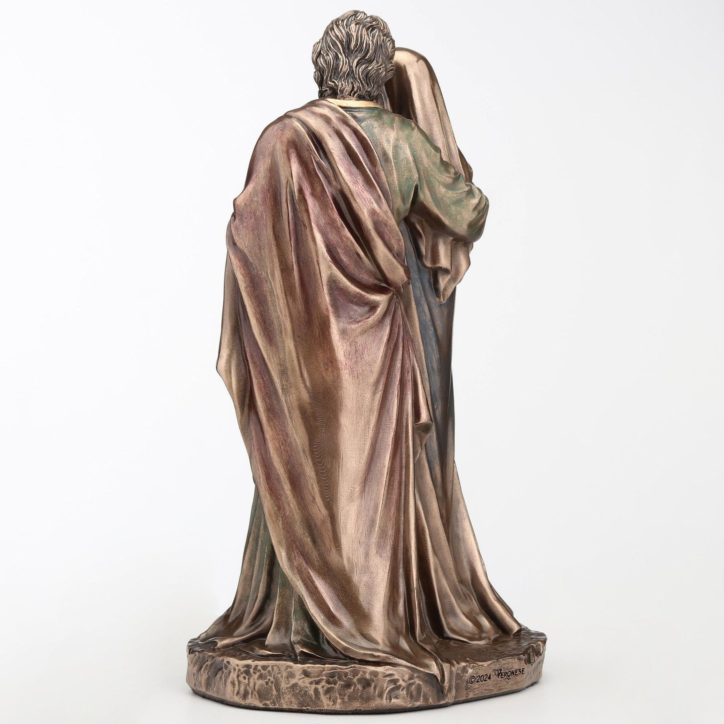 Veronese Design 6 1/8 Inch Holy Family Cold Cast Resin Bronze Finish Religious Gift Sculpture