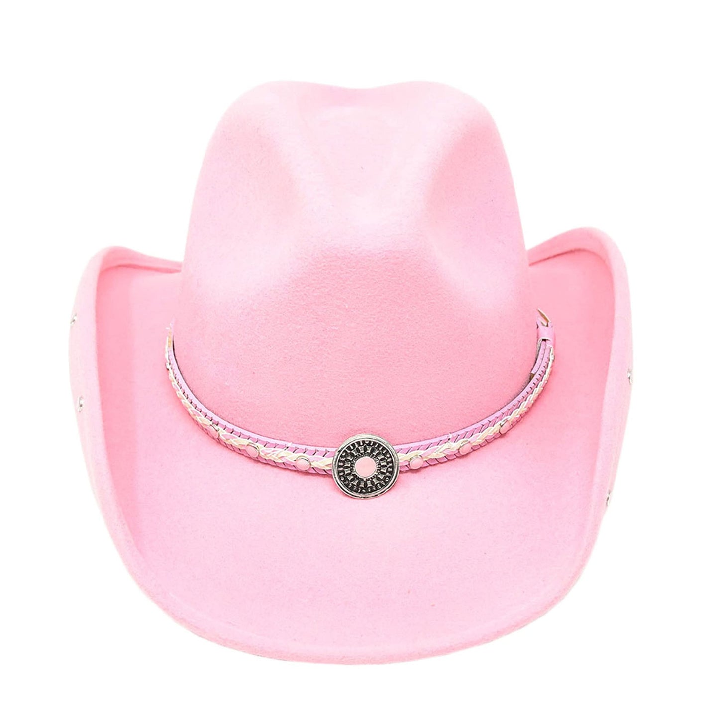 Bullhide Kids' Collection Girls' Baby Jane Premium Wool Western Cowboy Hat, Pink