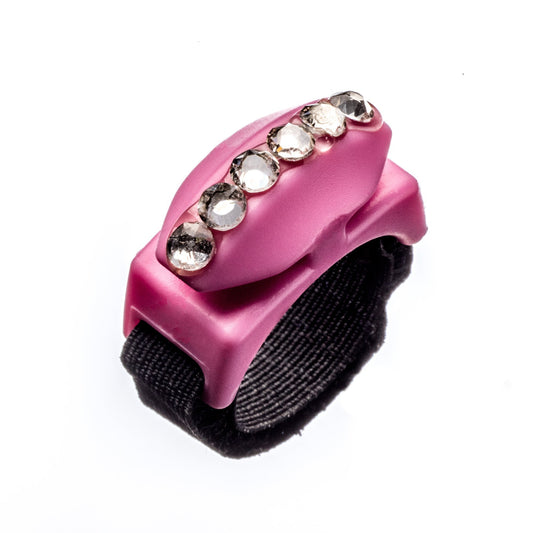 Thread Cutterz Ring with Clear Crystals - A Ring That cuts Thread, Yarn & Embroidery Floss