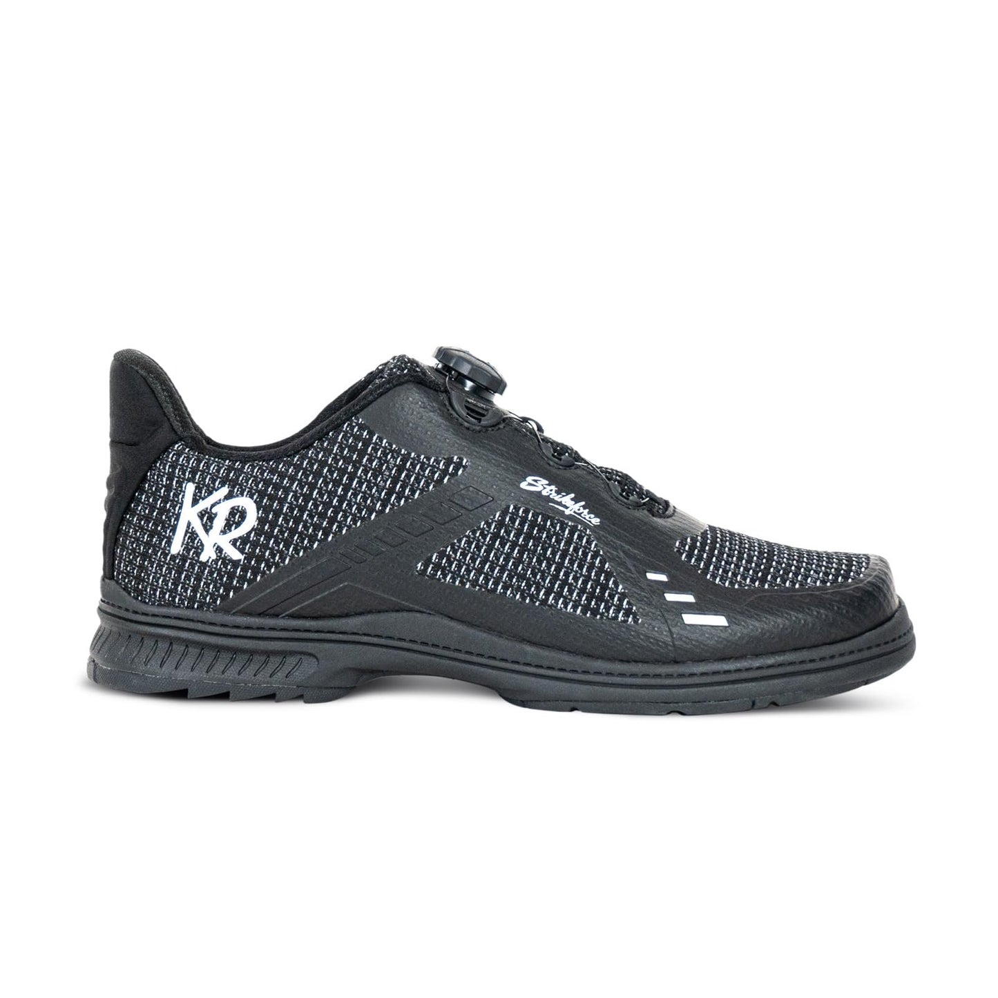 KR Strikeforce Jet FT Right Hand Men's Performance Bowling Shoe with Interchangeable Slide pad and Heel on The Slide Foot only
