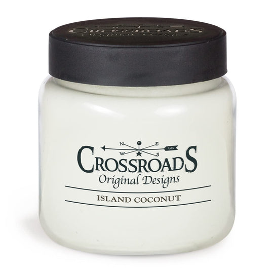 Crossroads Island Coconut, Candle, 16 Ounce